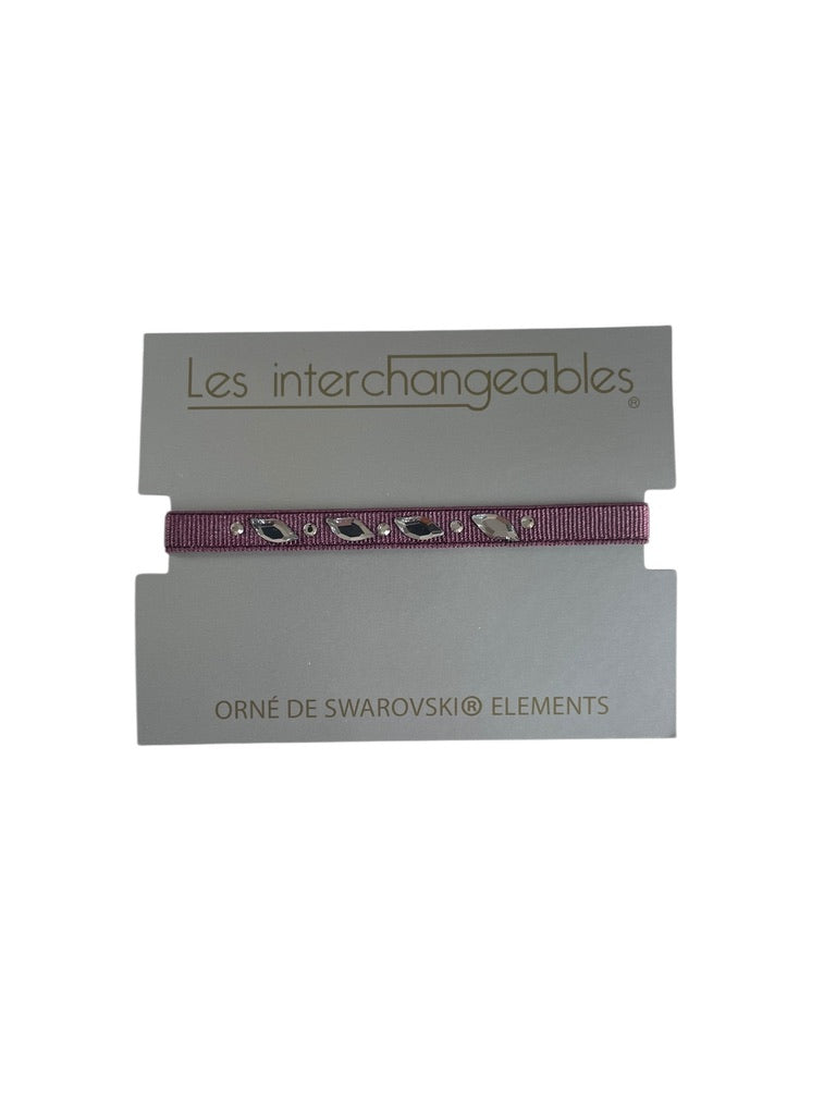 LES INTERCHANGEABLES Armband Bordeaux 87