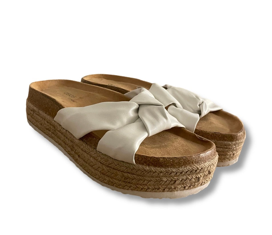 Asos Design Sandalen weiß 40