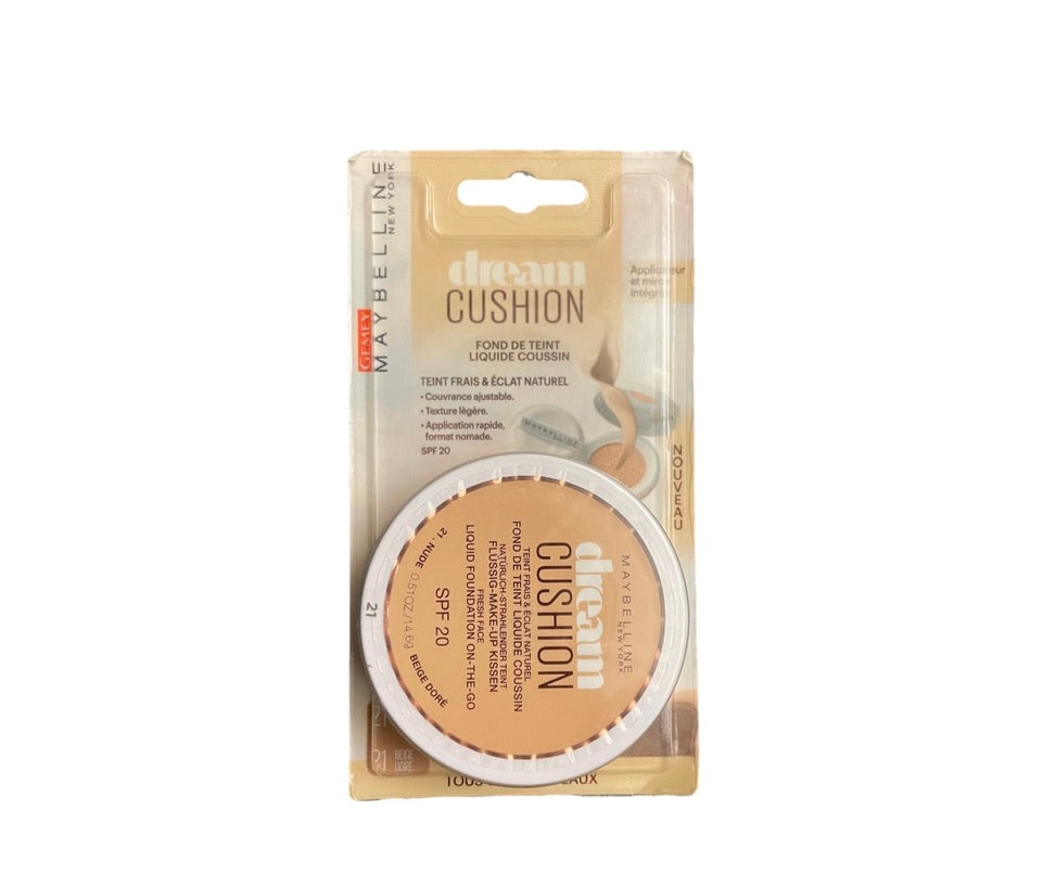 Maybelline Dream Cushion Liquid Foundation 21. Nude