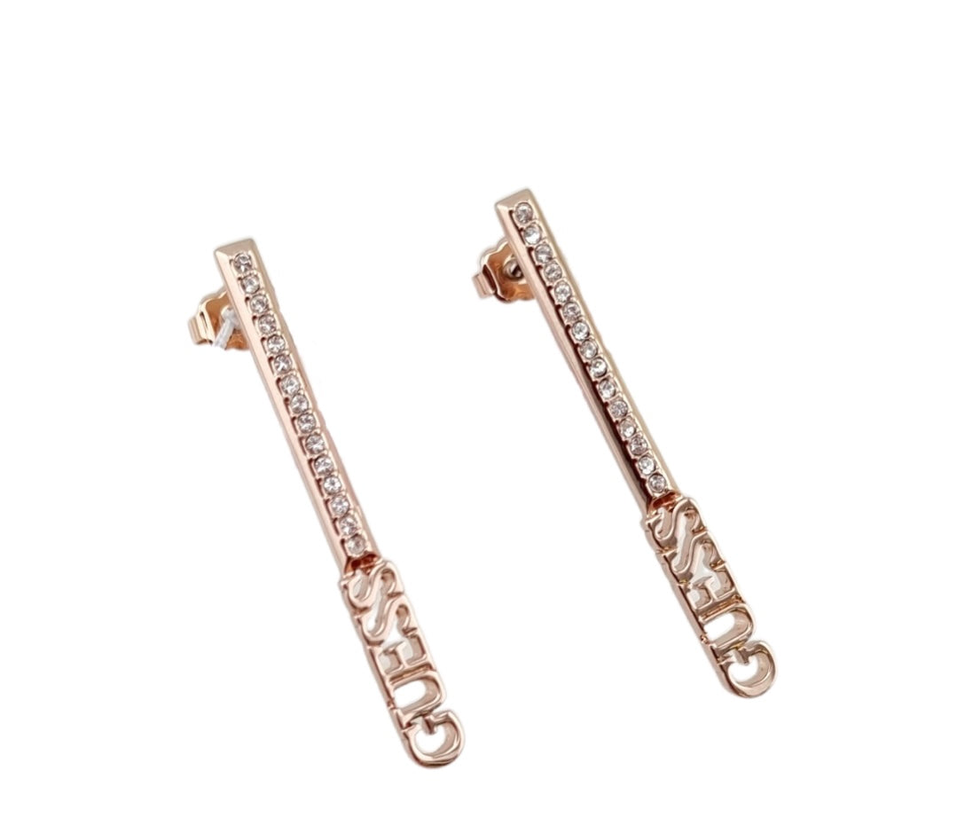GUESS Ohrstecker rosegold