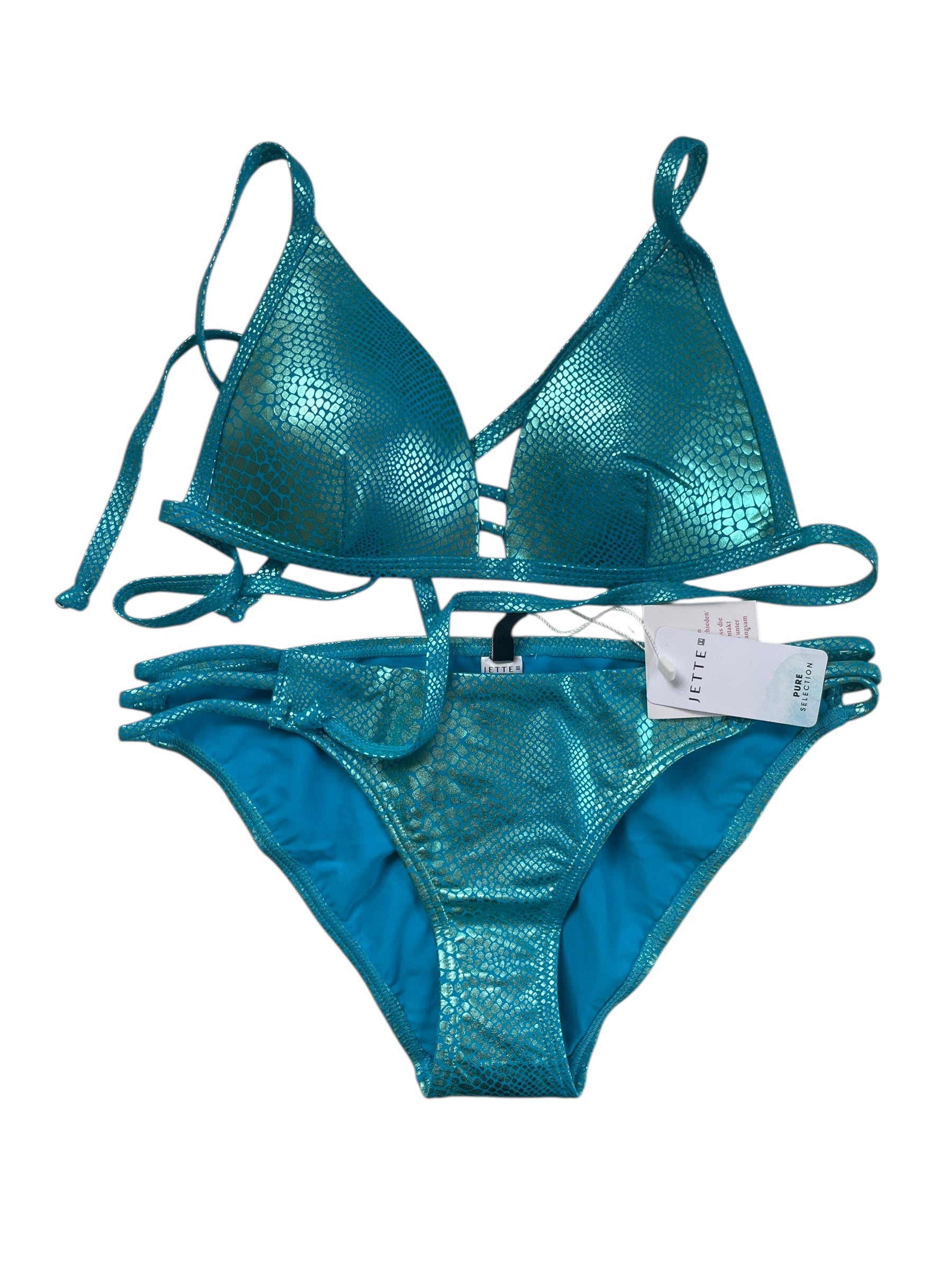 JETTE Bikini Blau XS