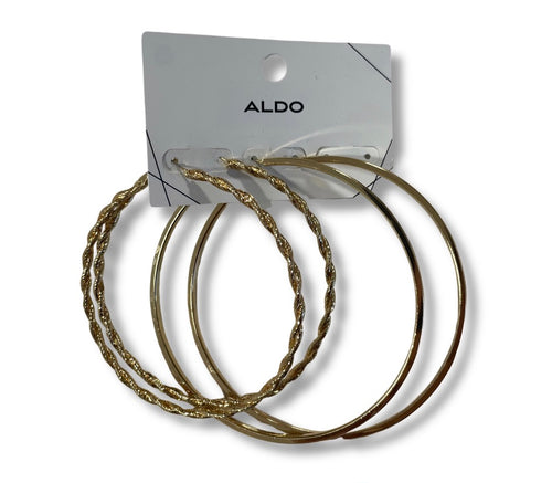 Aldo 2 Paar Ohrringe gold