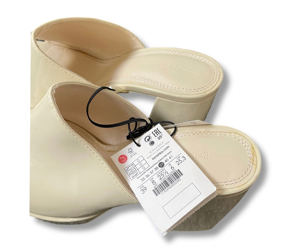 Bershka High Heels beige 39