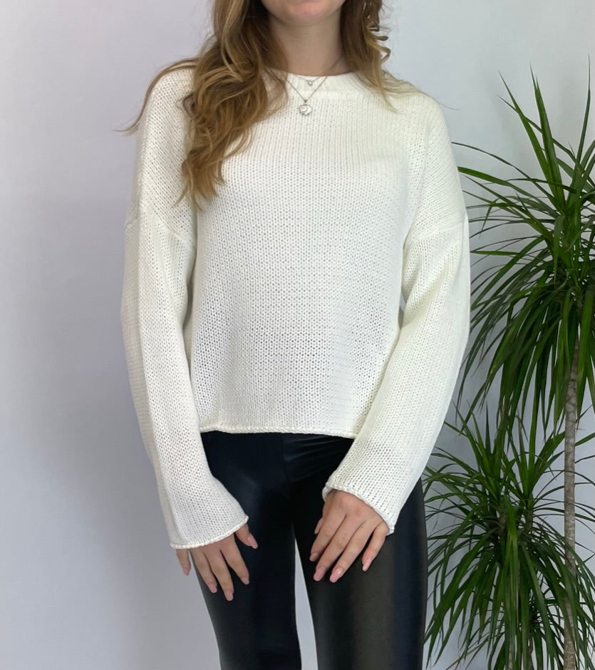 Lascana Strickpullover weiß 36/38