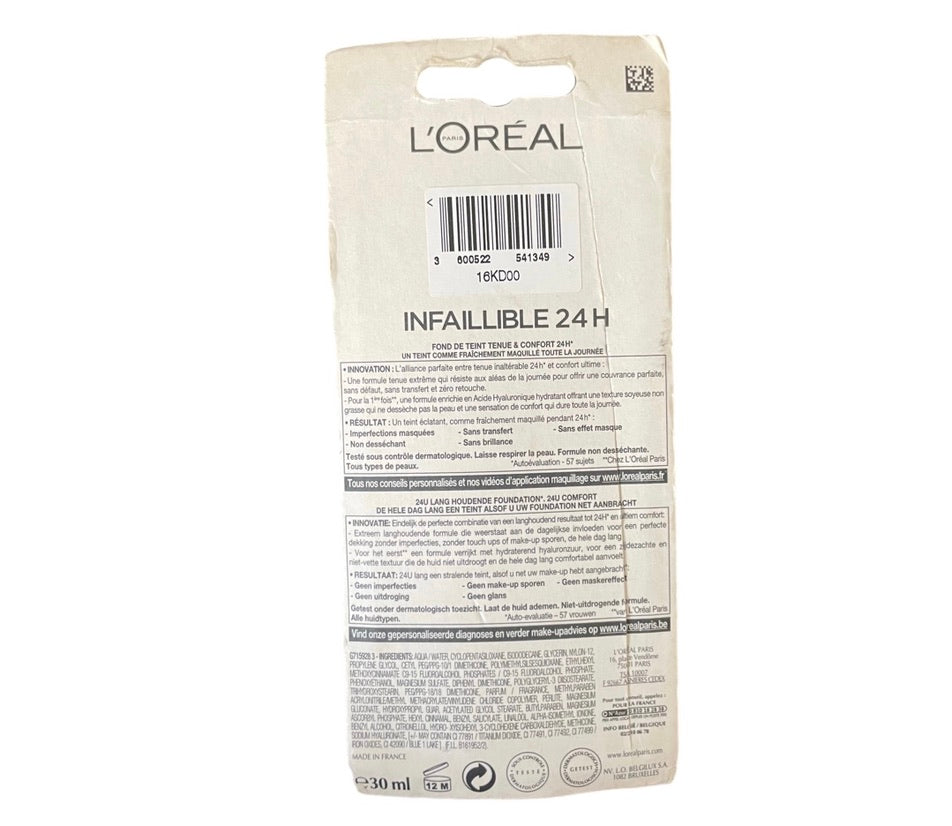 Loreal 24h Foundation 250 Sable Eclat