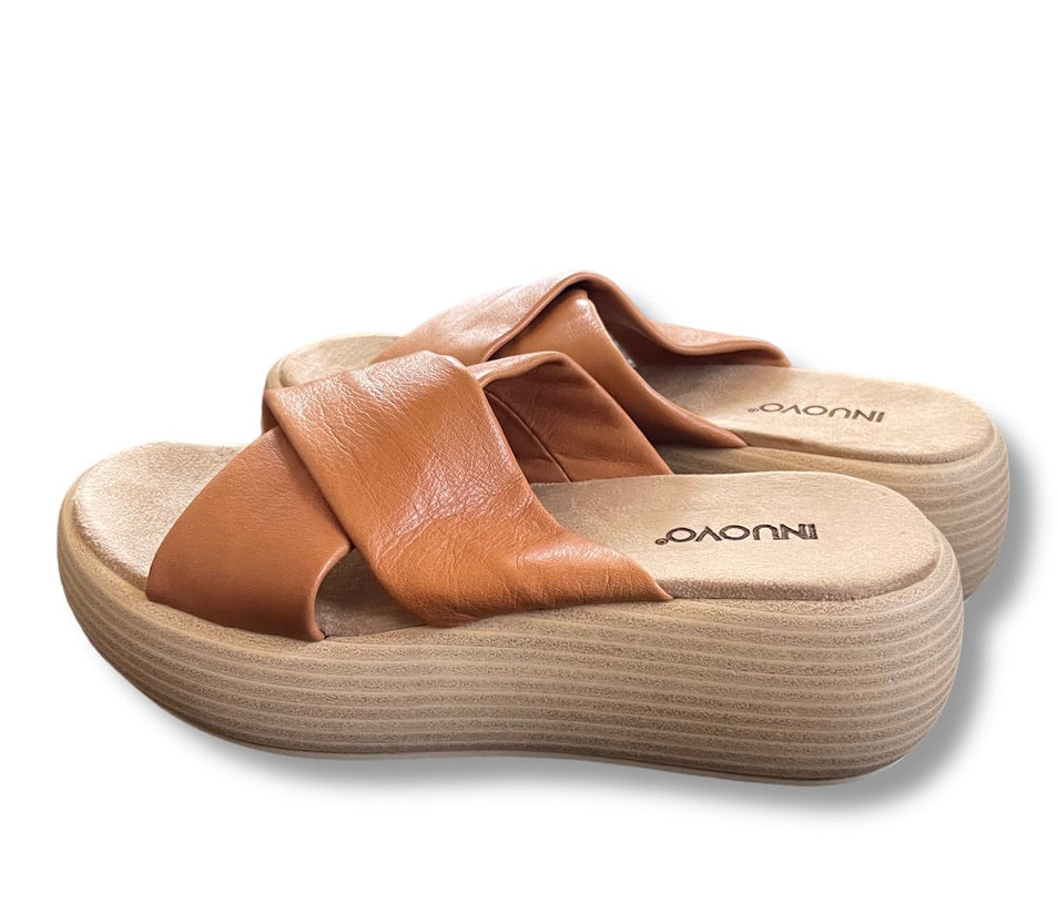 Iunovo Sandalen braun 38 Schlappen