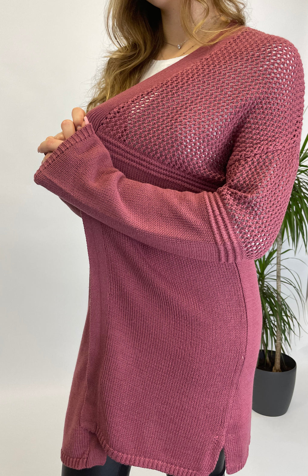 Lascana Cardigan bordeaux 36/38/40/42