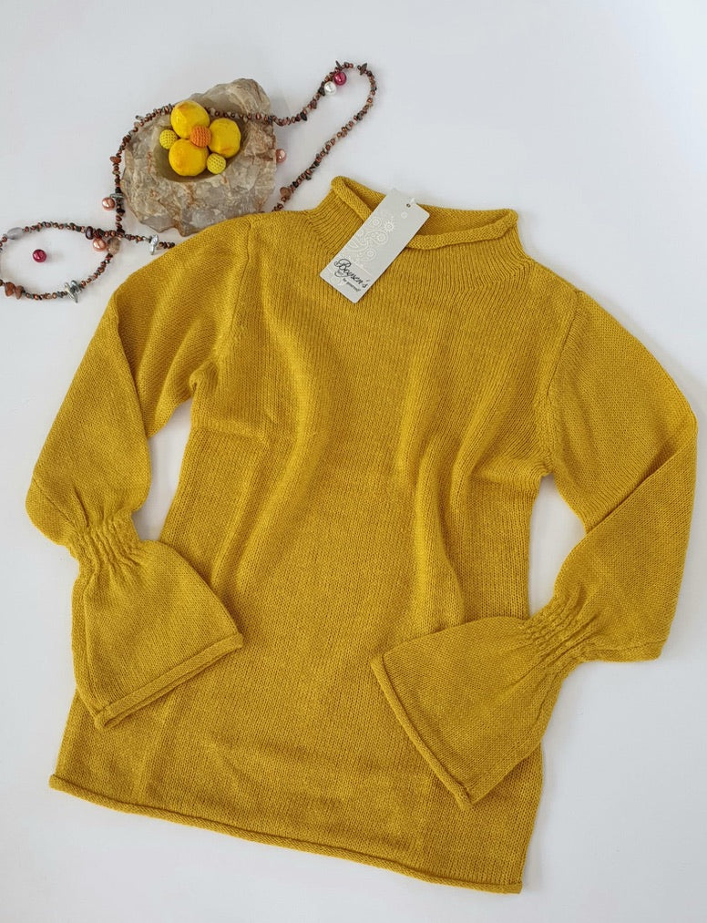 Boysens Rollkragen Pullover Senfgelb 36/38