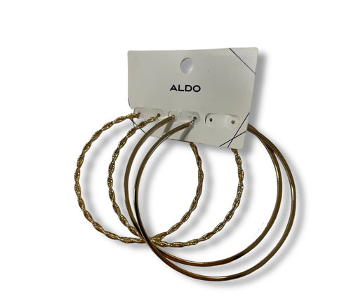 Aldo 2 Paar Ohrringe gold