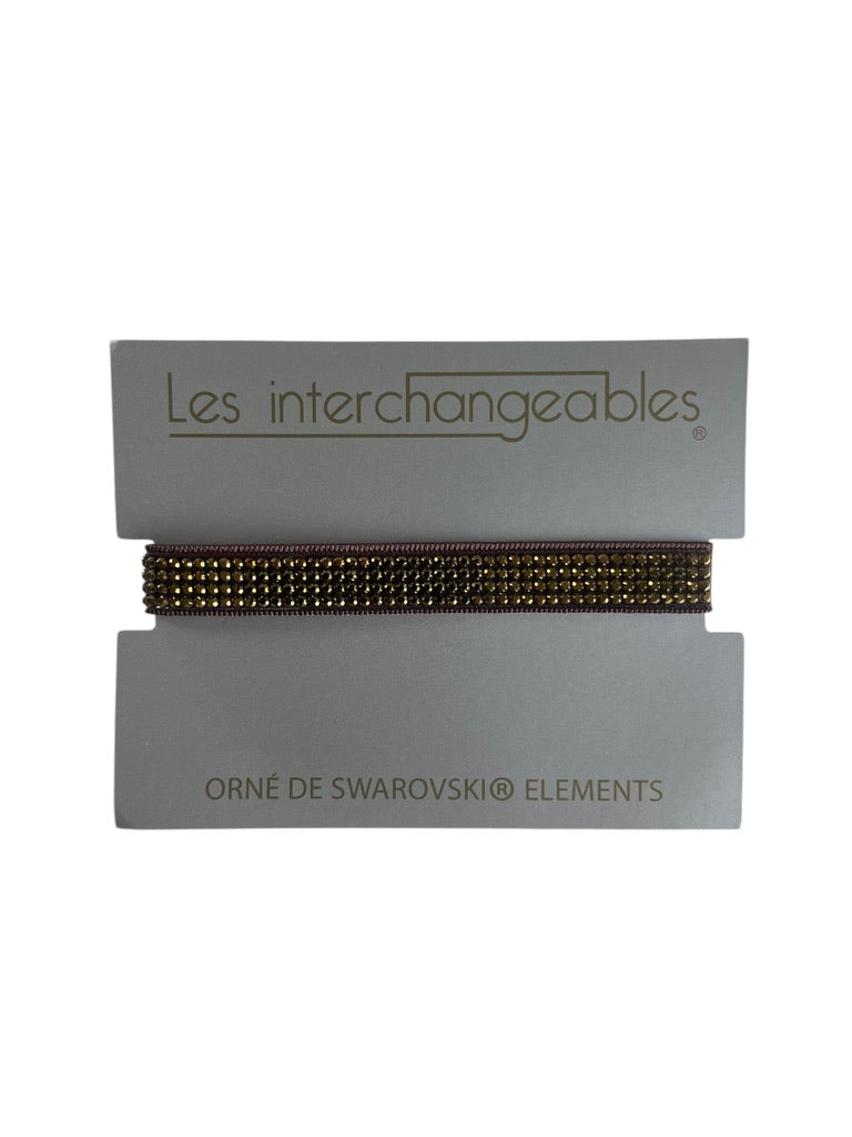 LES INTERCHANGEABLES Armband Marron