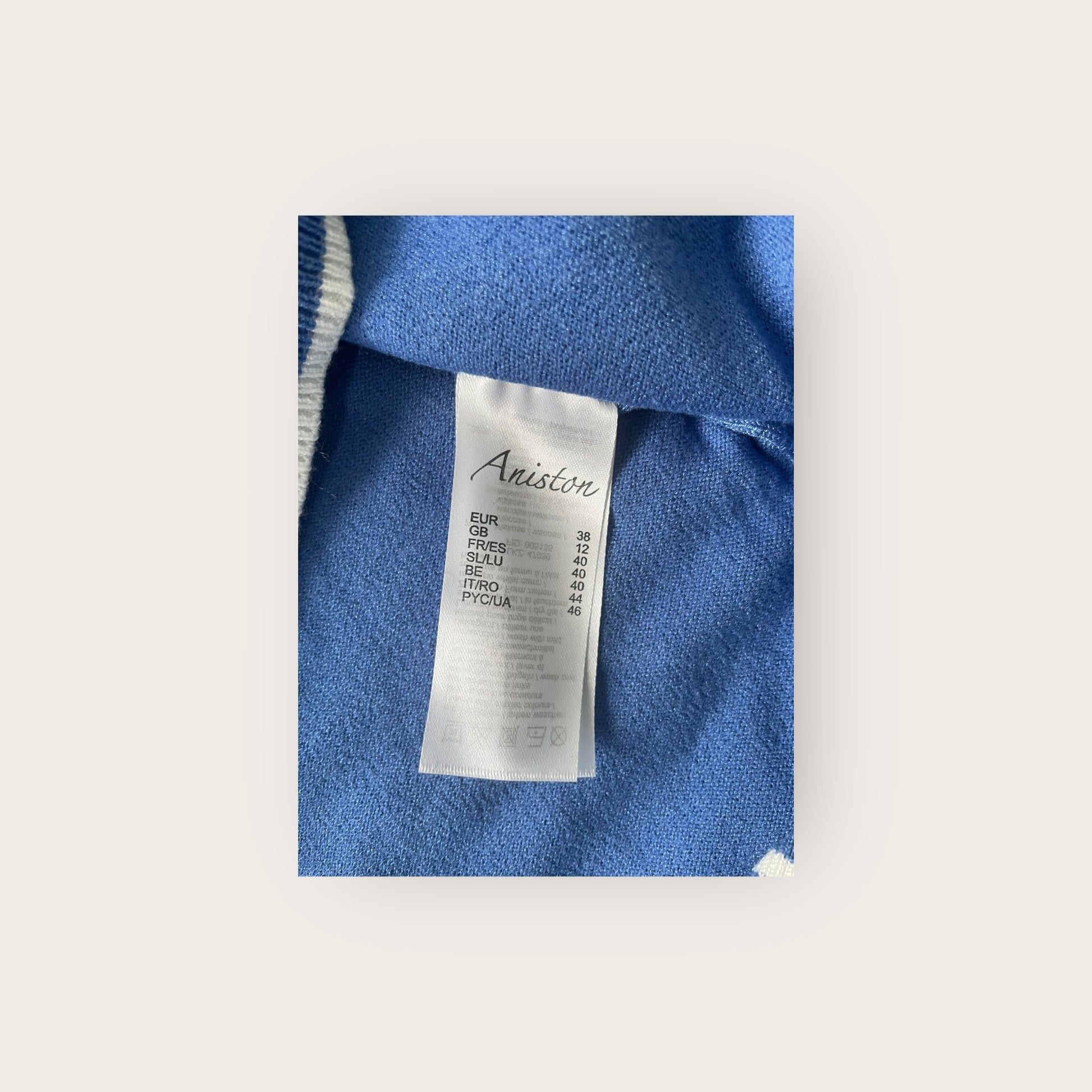 ANISTON Pullunder Blau L/XL