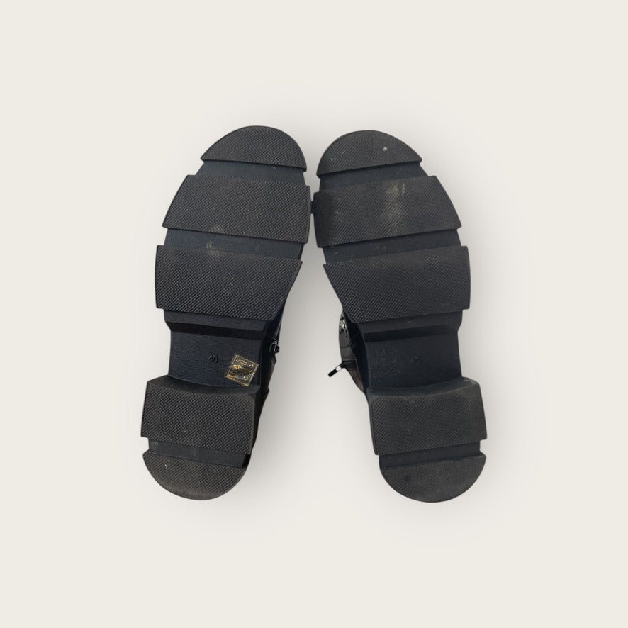 Stiefel 40 Schwarz Mit Steinchen