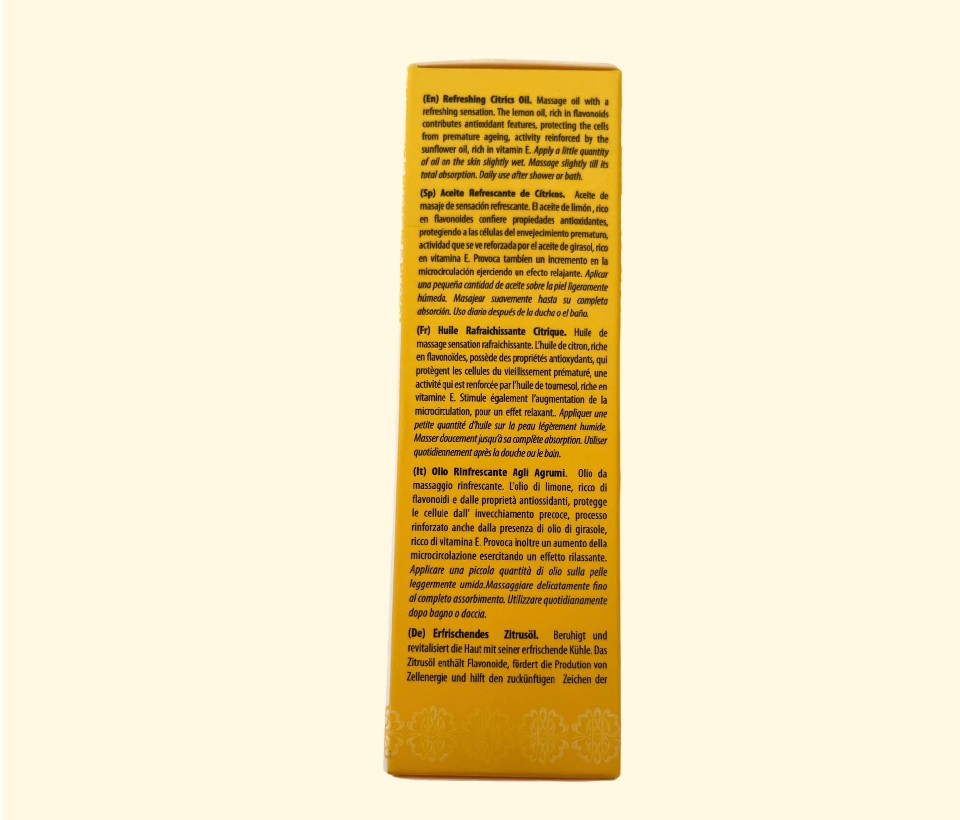 Postquam Zitrus Massageöl Gesichtsöl