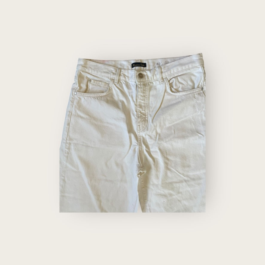 MASSIMO DUTTI Jeans Beige XL