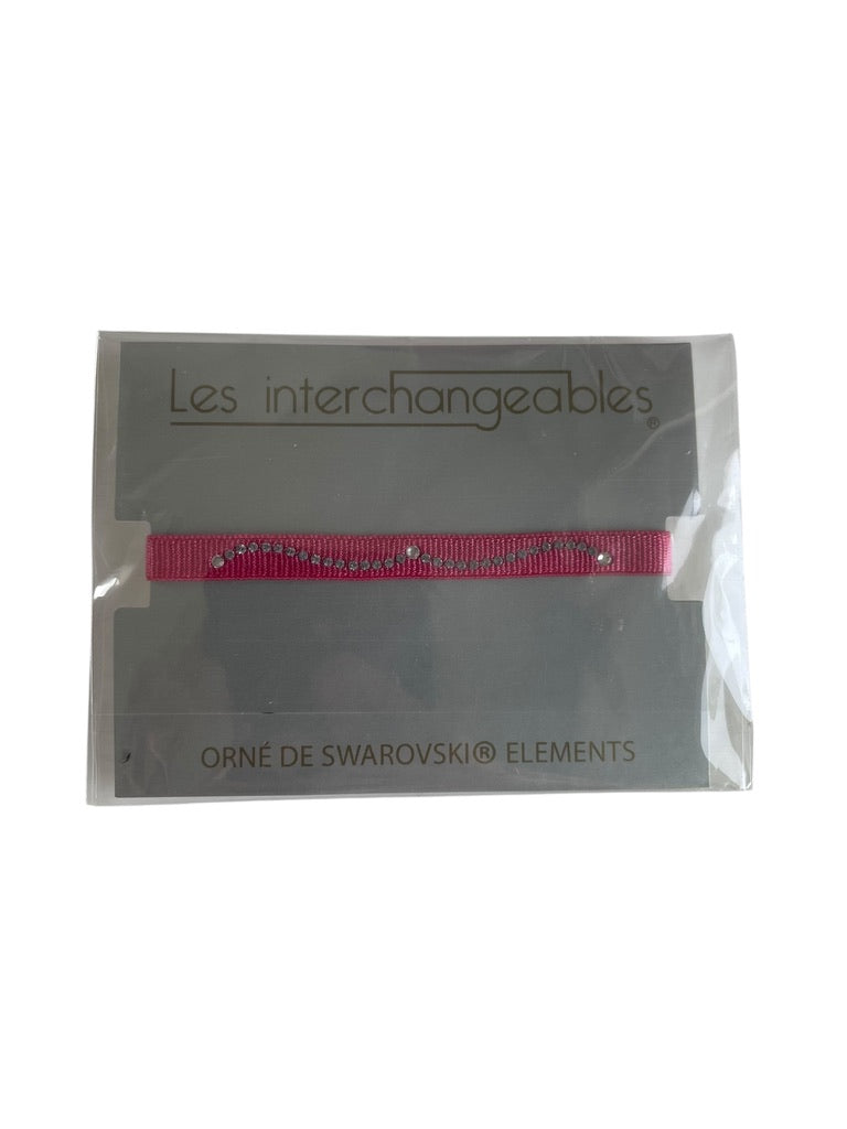 LES INTERCHANGEABLES Armband Rose Bonbon