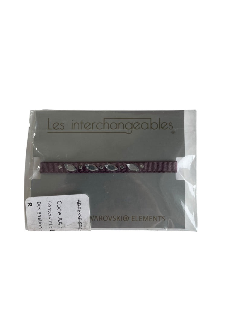 LES INTERCHANGEABLES Armband Bordeaux 87
