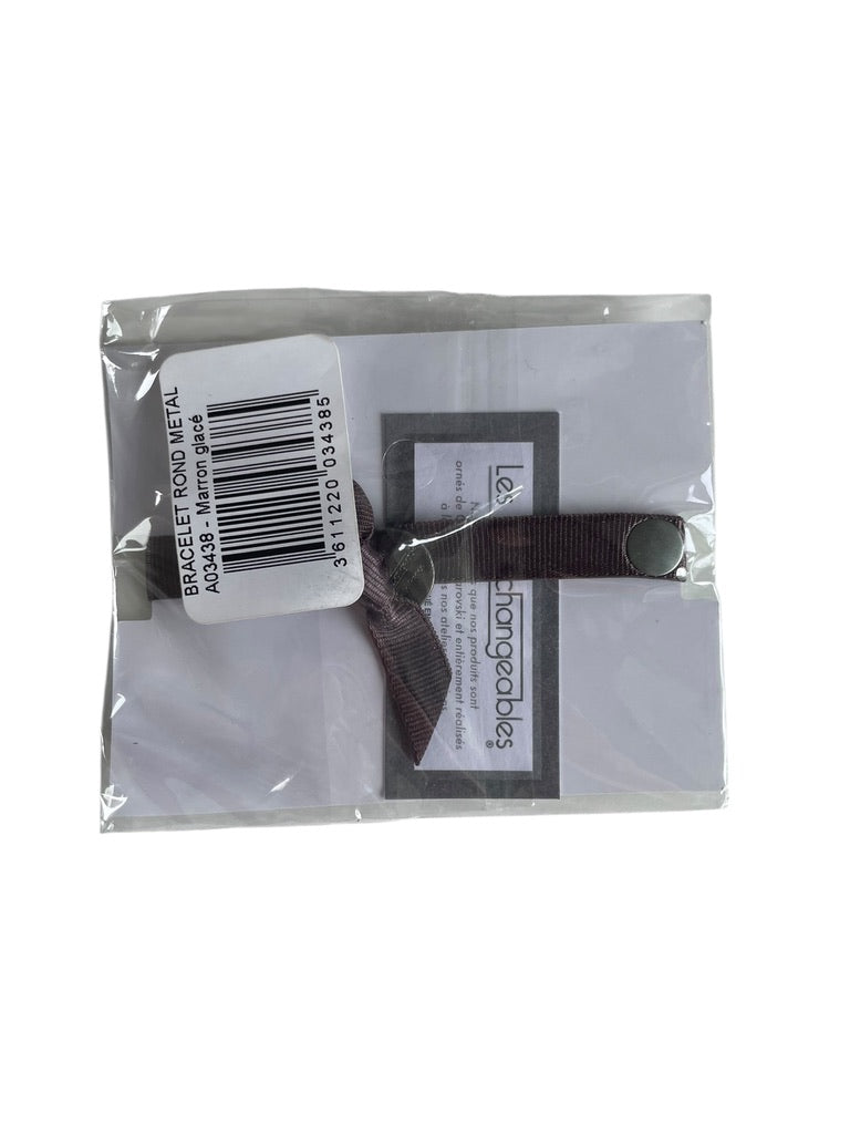 LES INTERCHARGEABLES Armband Marron Glace