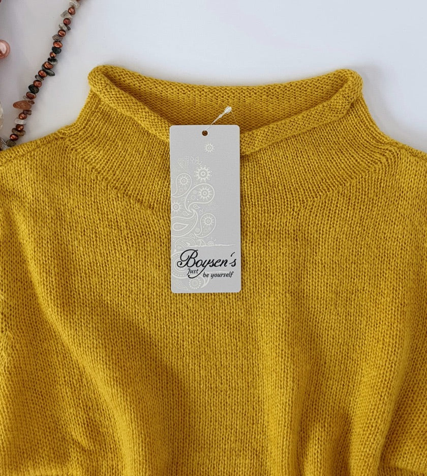 Boysens Rollkragen Pullover Senfgelb 36/38
