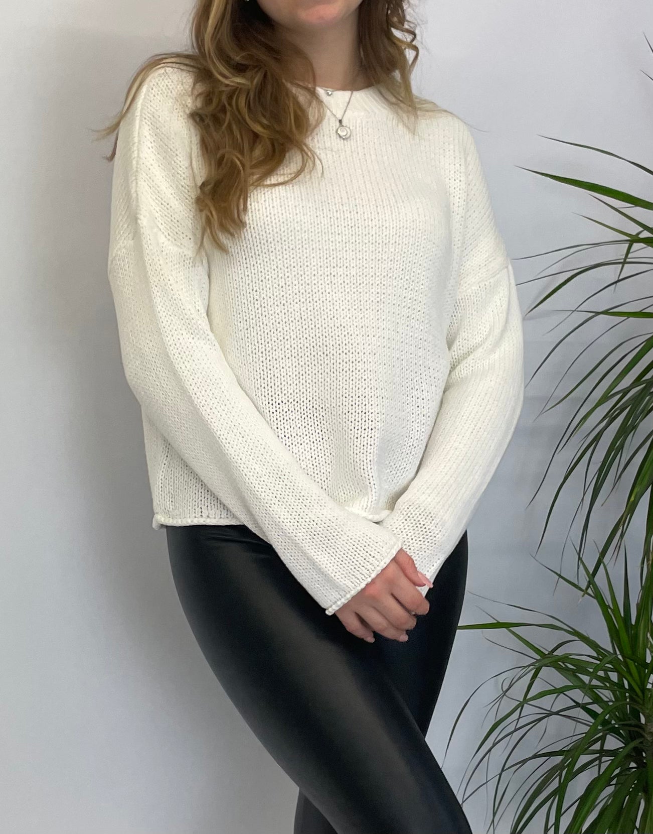 Lascana Strickpullover weiß 36/38