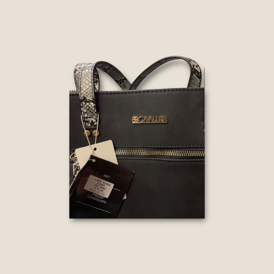 B.CAVALLI Handtasche Schwarz