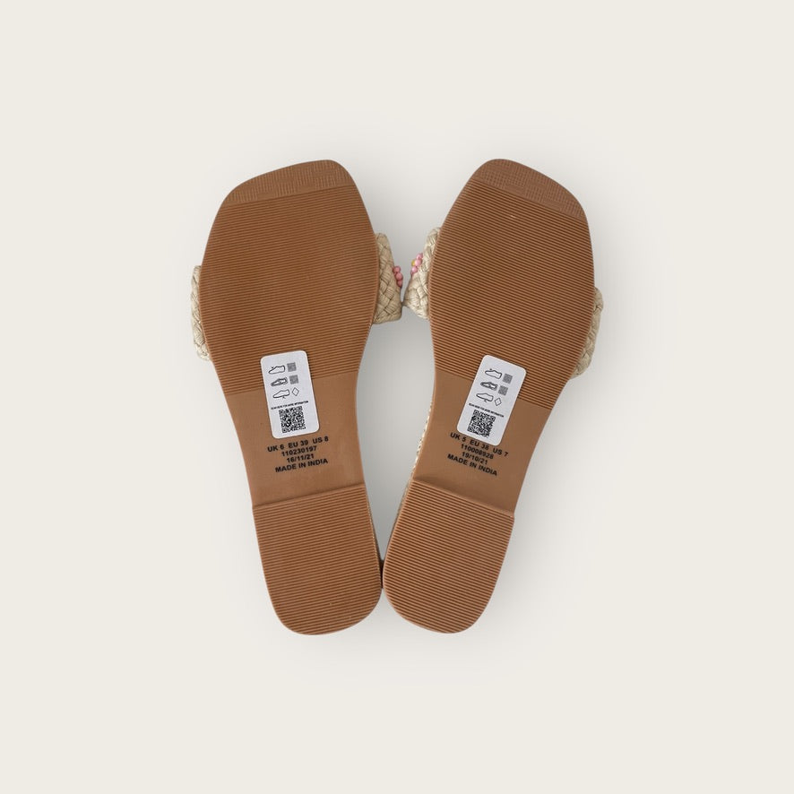 ASOS Schlappen mit Blumen 38,39