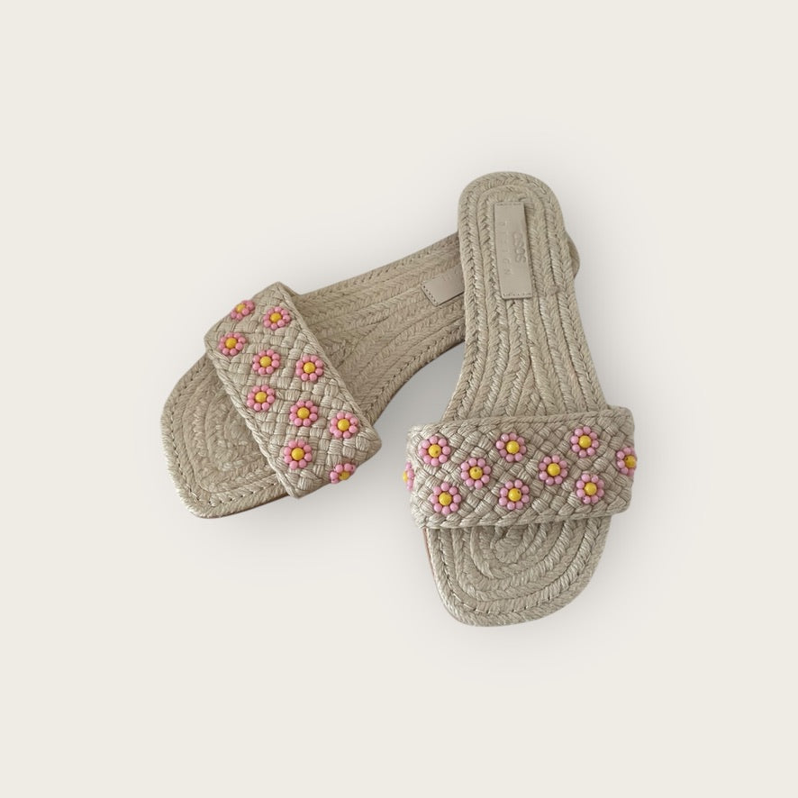 ASOS Schlappen mit Blumen 38,39