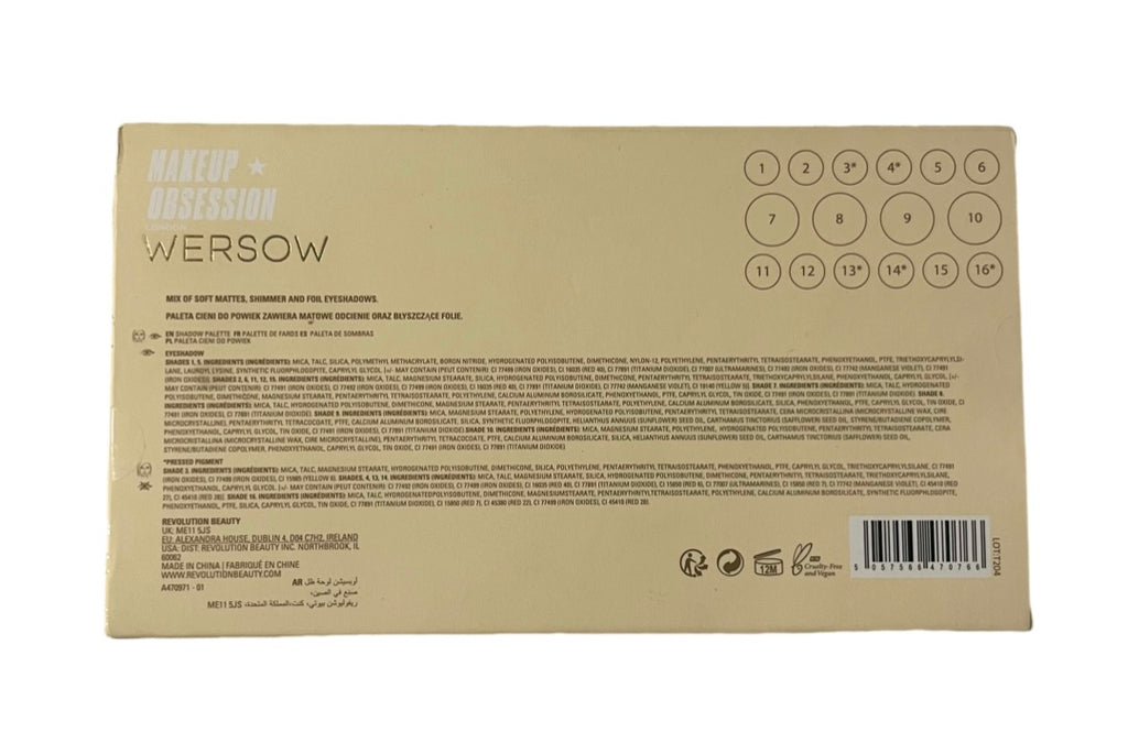 WERSOW Eyeshadow Palette