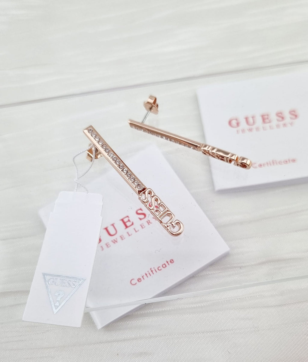 GUESS Ohrstecker rosegold