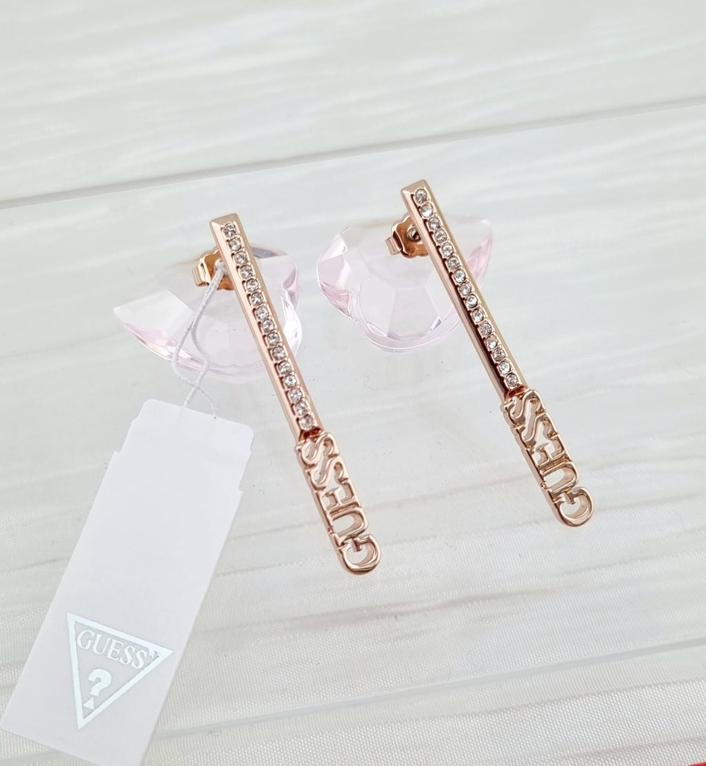GUESS Ohrstecker rosegold