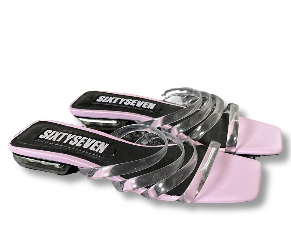 Sixty Seven 38 Sandalen lila Schlappen