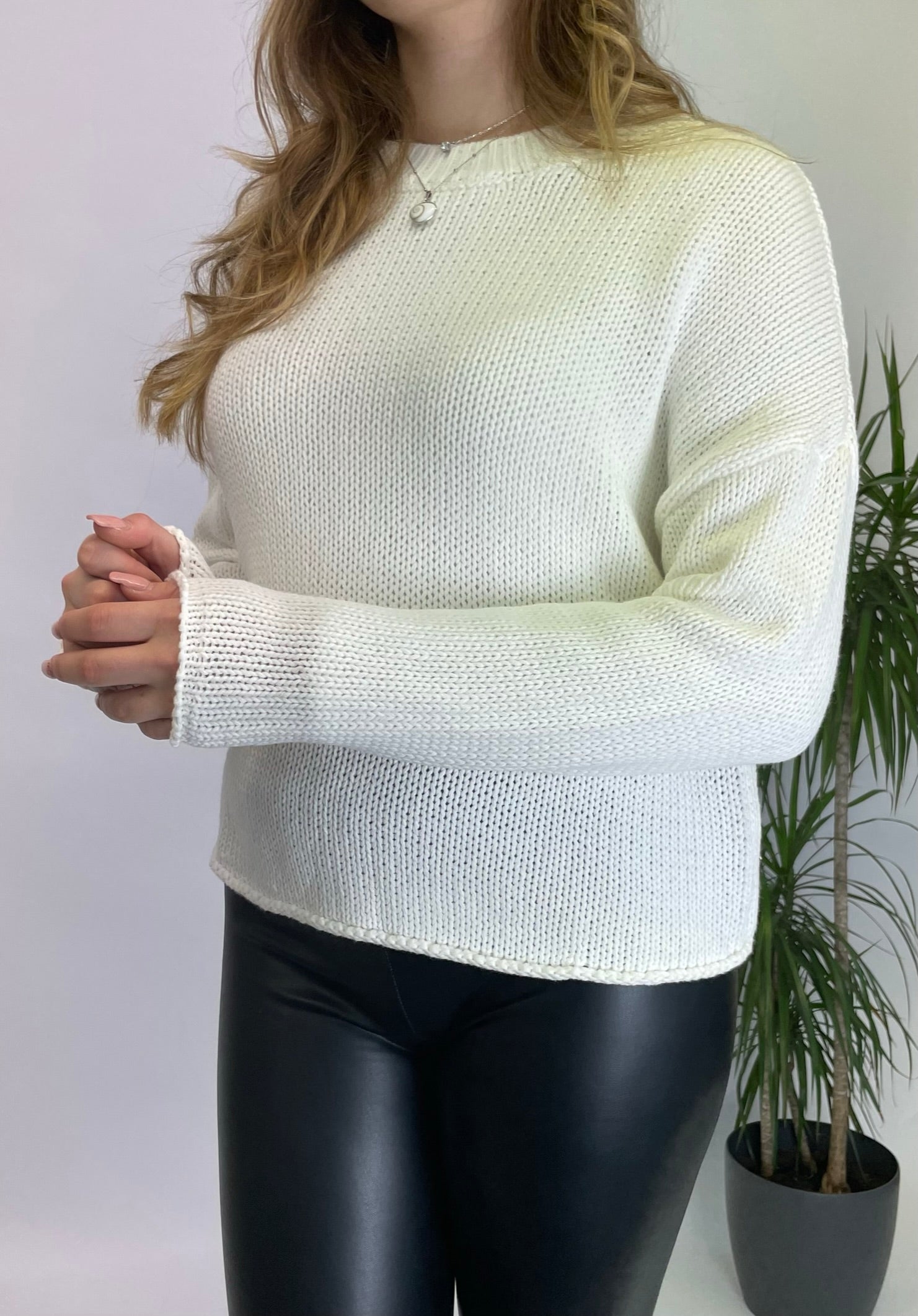 Lascana Strickpullover weiß 36/38