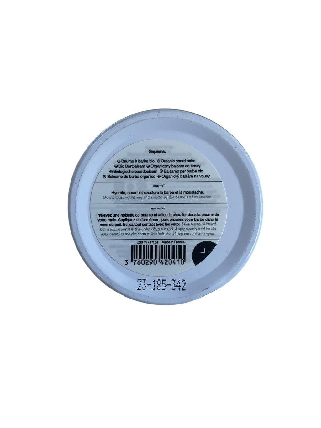 SAPIENS Organic Beard balm