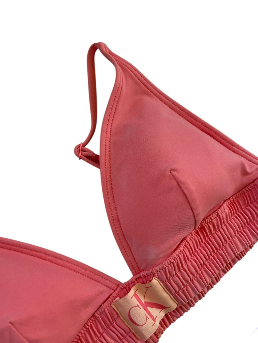 CALVIN KLEIN Bikini Top Peach M
