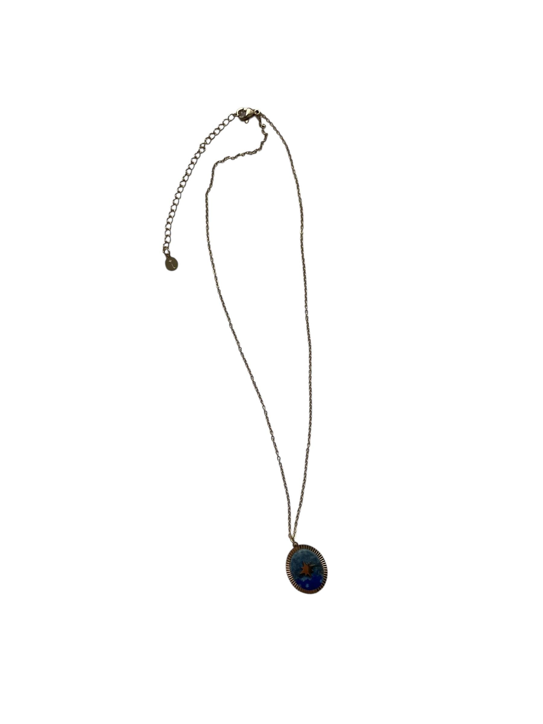 COLLECTION IRL Kette blauer Anhänger mit Stern