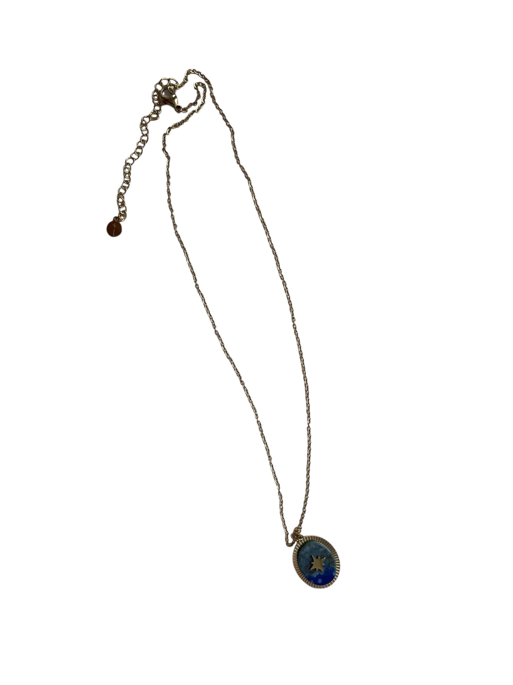 COLLECTION IRL Kette blauer Anhänger mit Stern