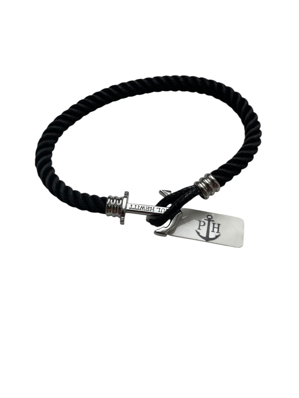 PAUL HEWITT Armband Schwarz-Silber