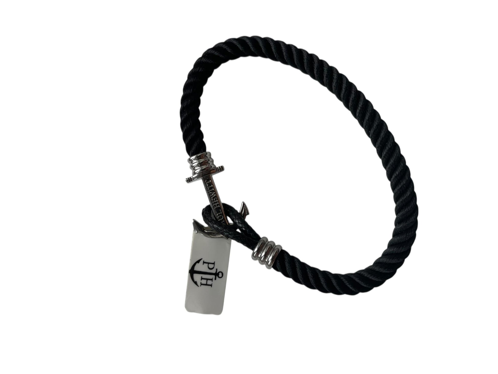 PAUL HEWITT Armband Schwarz-Silber