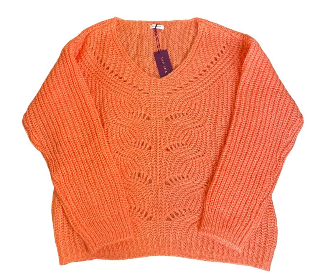 LASCANA Strickpullover Orange S/M