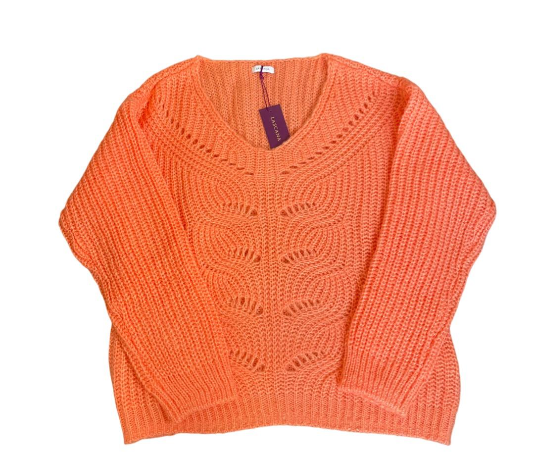 LASCANA Strickpullover Orange S/M