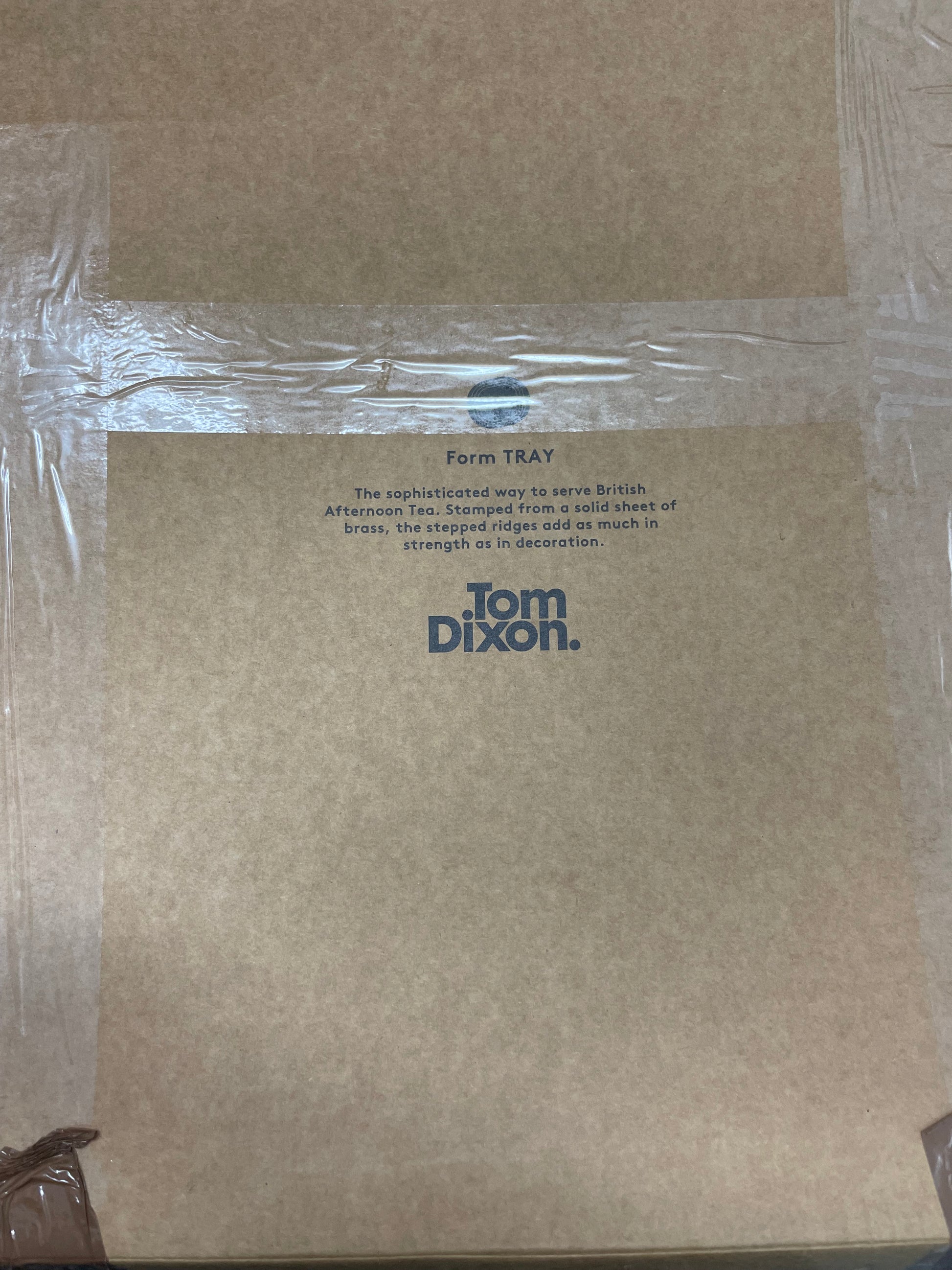 TOM DIXON Tablett Gold