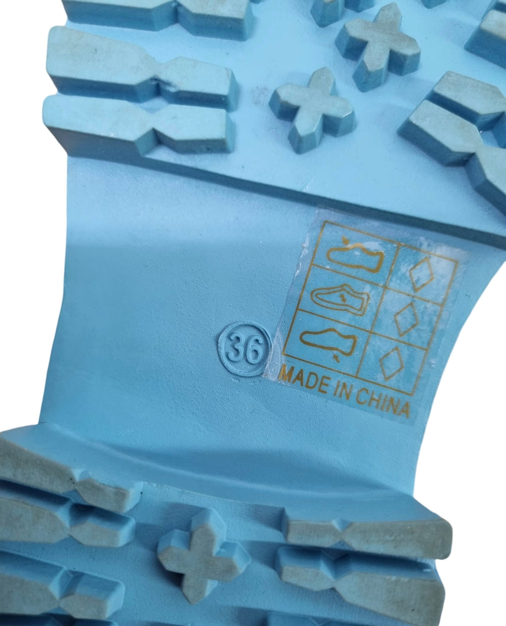 Blaue Sandalen Daisy Street mit Blümchen 36