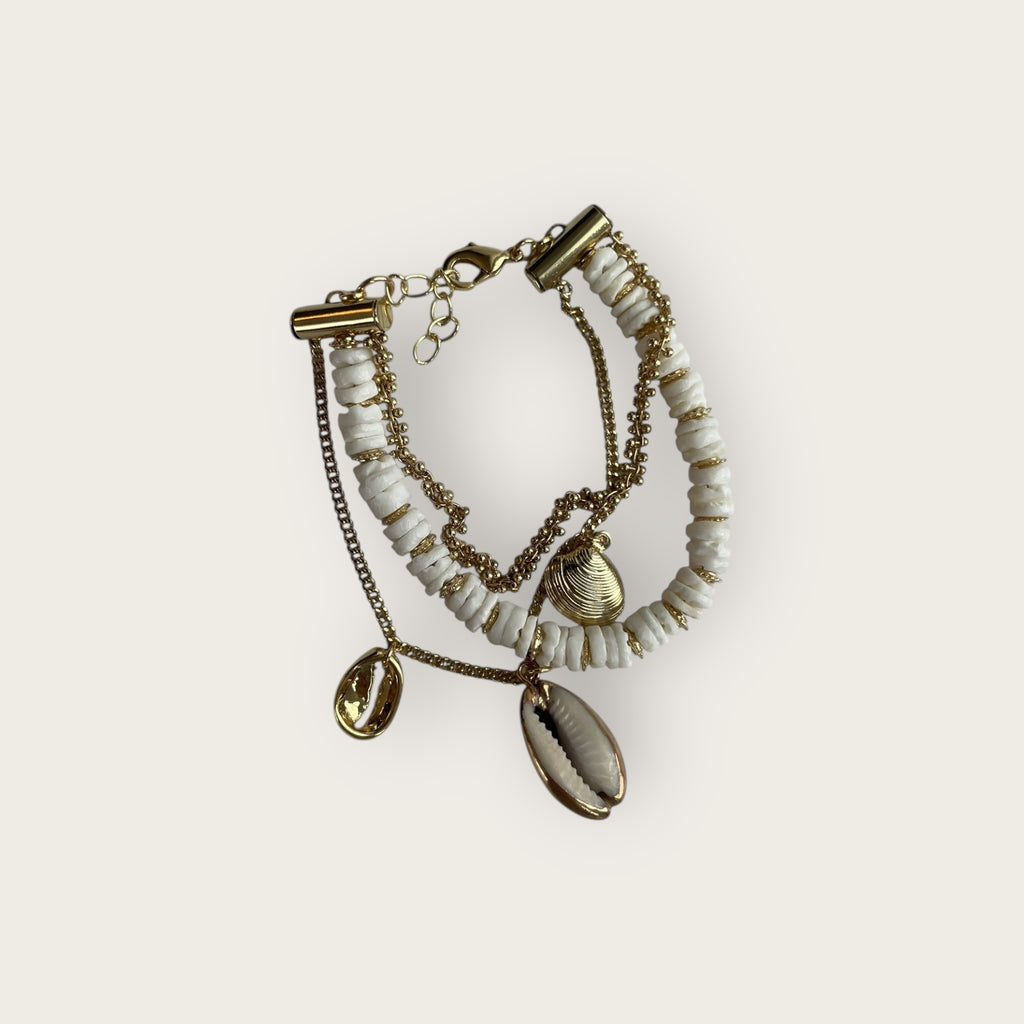 COLLECTION IRL Armband Gold mit Muscheln