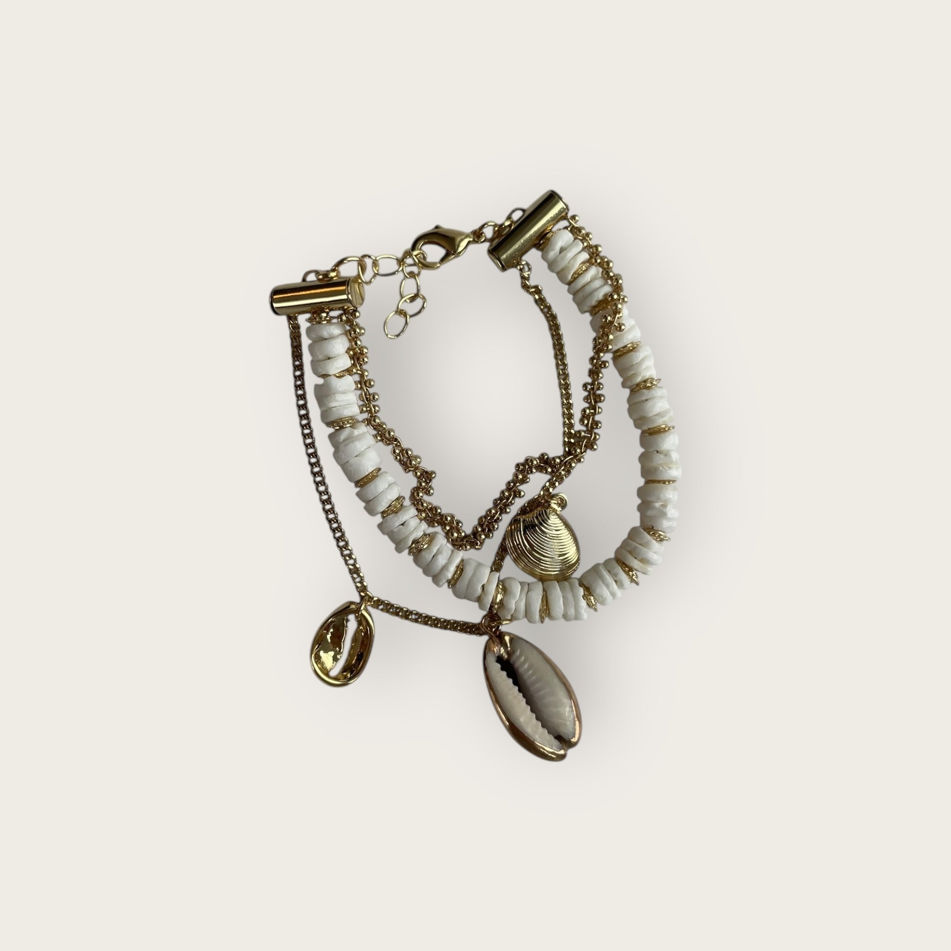 COLLECTION IRL Armband Gold mit Muscheln