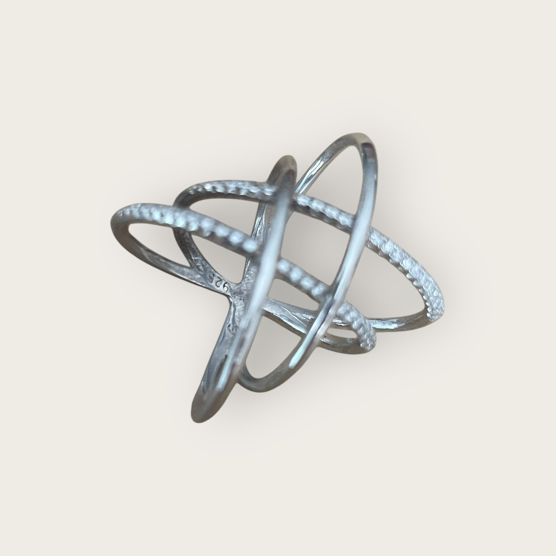 ETERNELS BIJOUX Ring 925 Silber 52