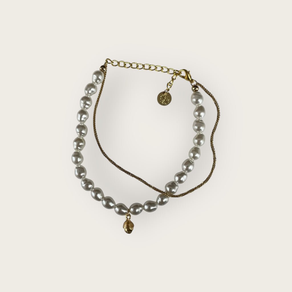 CHRISTIAN LACROIX Armband Gold mit Perlen