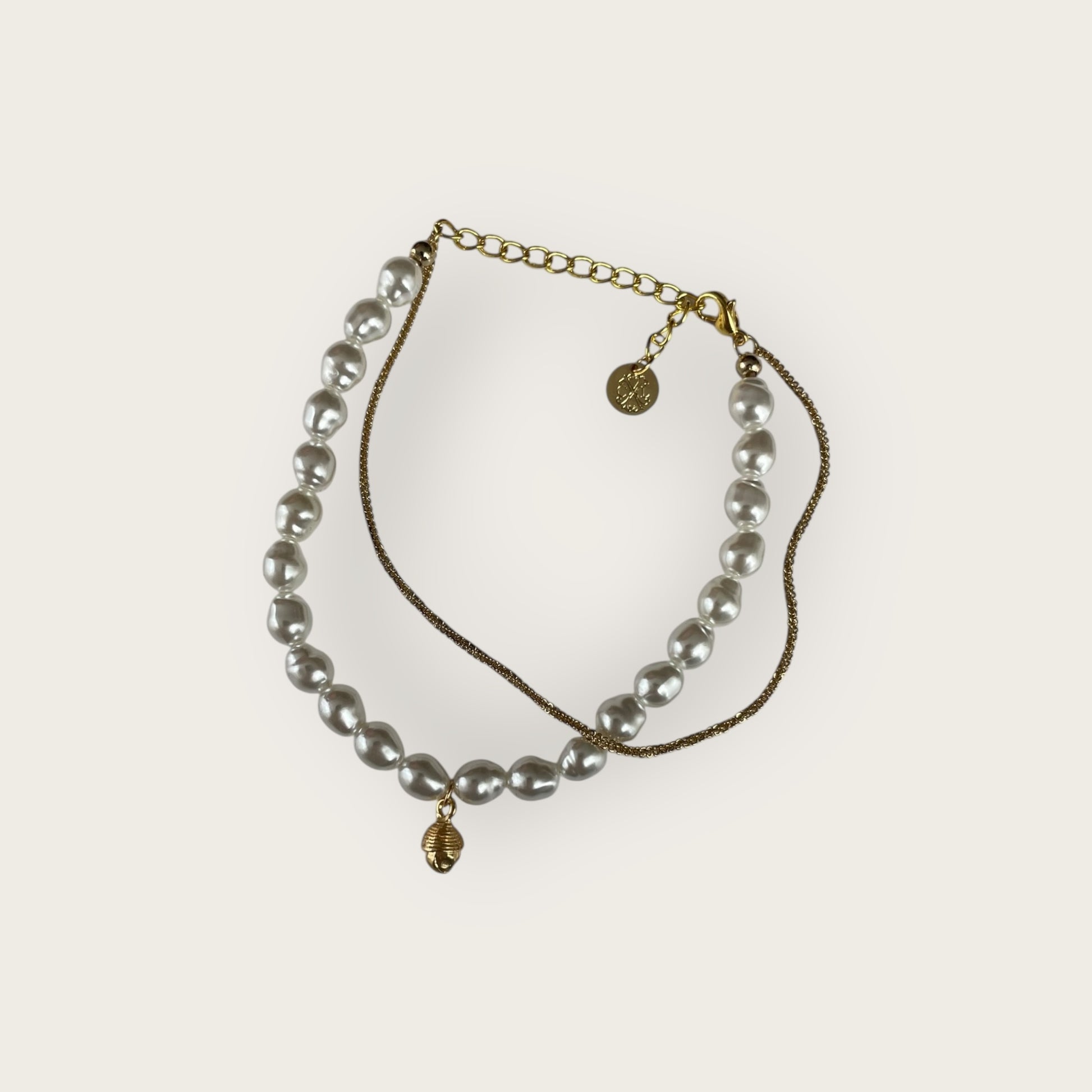 CHRISTIAN LACROIX Armband Gold mit Perlen