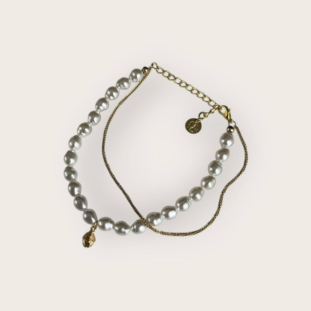 CHRISTIAN LACROIX Armband Gold mit Perlen