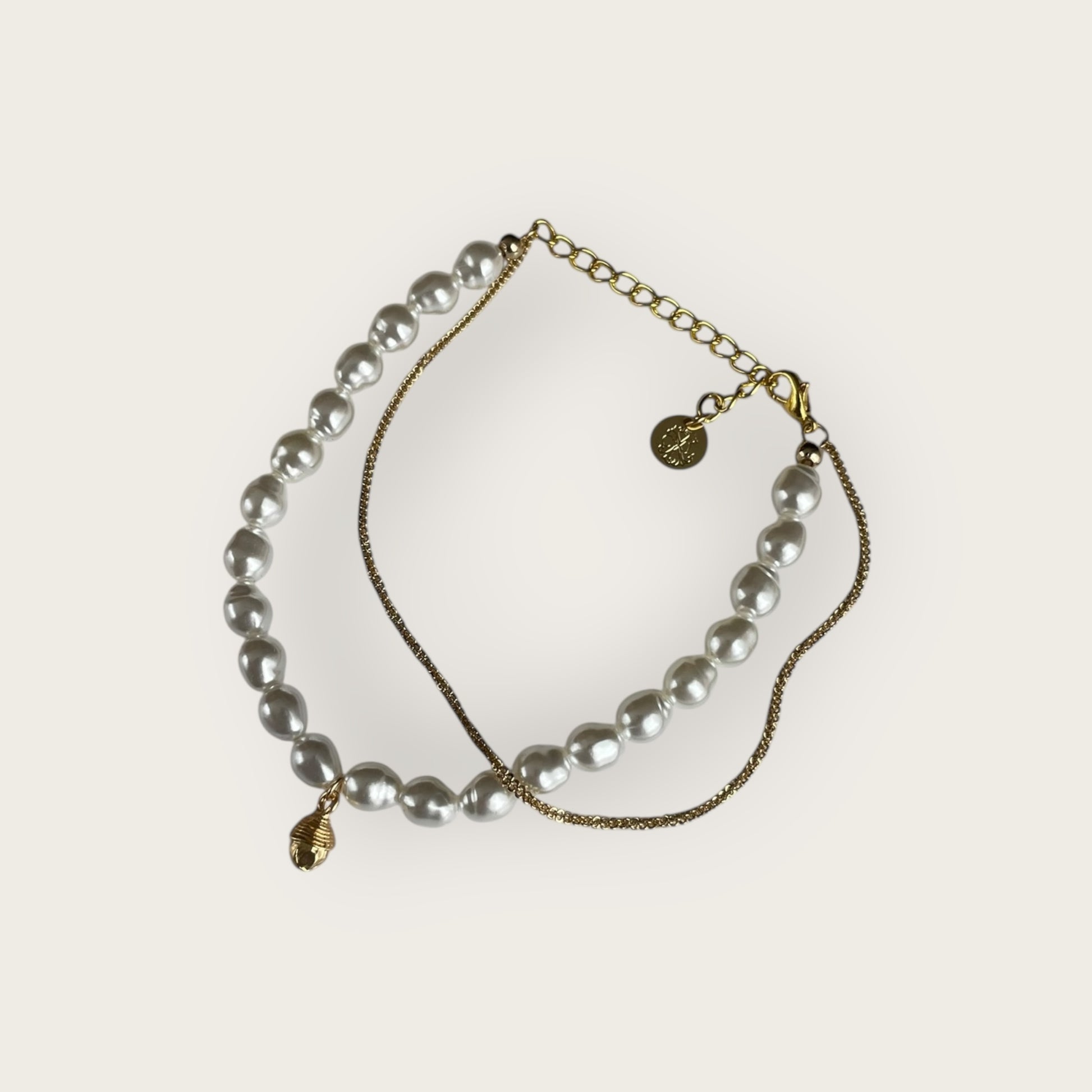 CHRISTIAN LACROIX Armband Gold mit Perlen
