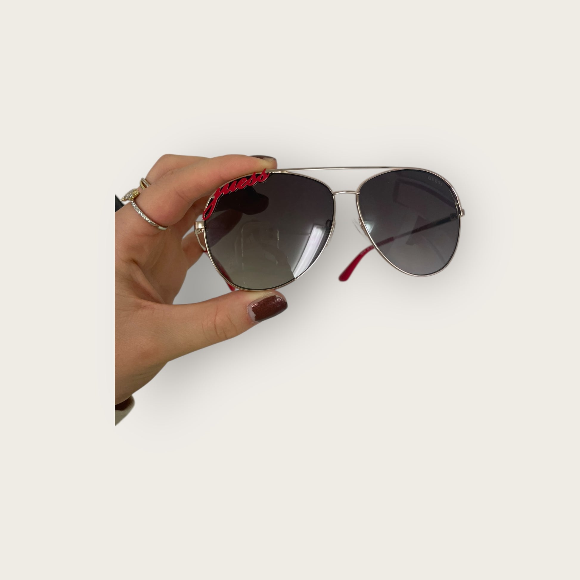 GUESS Sonnenbrille Pilot Rot