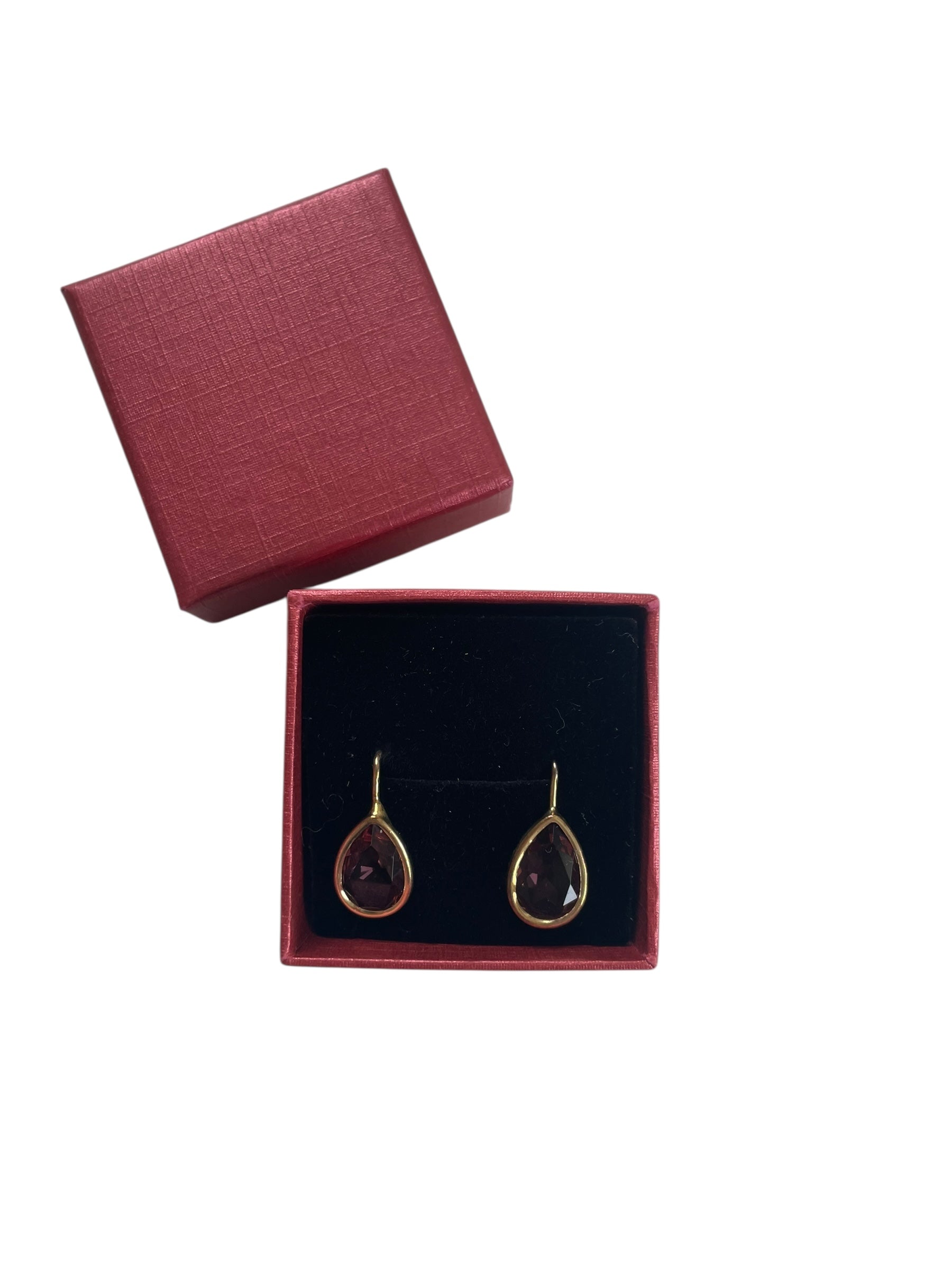 ESSENCE BIJOUX Ohrringe Gold Bordeaux
